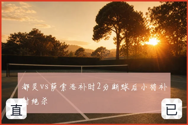 都灵vs萨索洛补时2分断球后小将补射绝杀